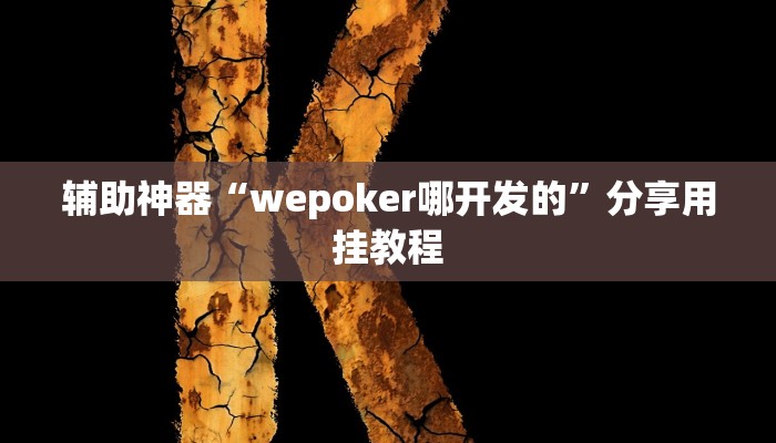辅助神器“wepoker哪开发的”分享用挂教程 辅助神器“wepoker哪开发的”分享用挂教程