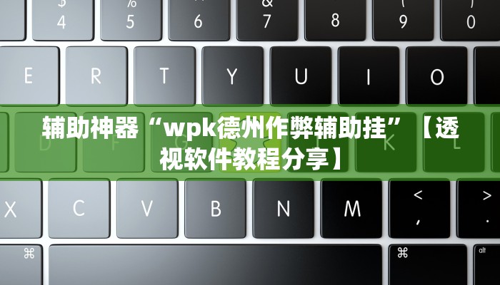辅助神器“wpk德州作弊辅助挂”【透视软件教程分享】 辅助神器“wpk德州作弊辅助挂”【透视软件教程分享】