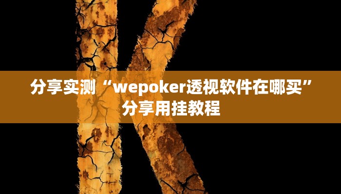分享实测“wepoker透视软件在哪买”分享用挂教程 分享实测“wepoker透视软件在哪买”分享用挂教程